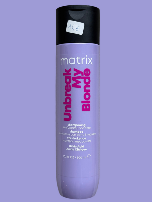 Matrix Unbreak My Blonde – Shampooing fortifiant pour cheveux sensibilisés (300 ml)