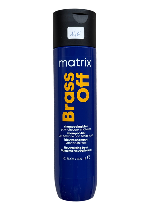 Matrix Brass Off – Shampooing bleu neutralisant (300 ml)