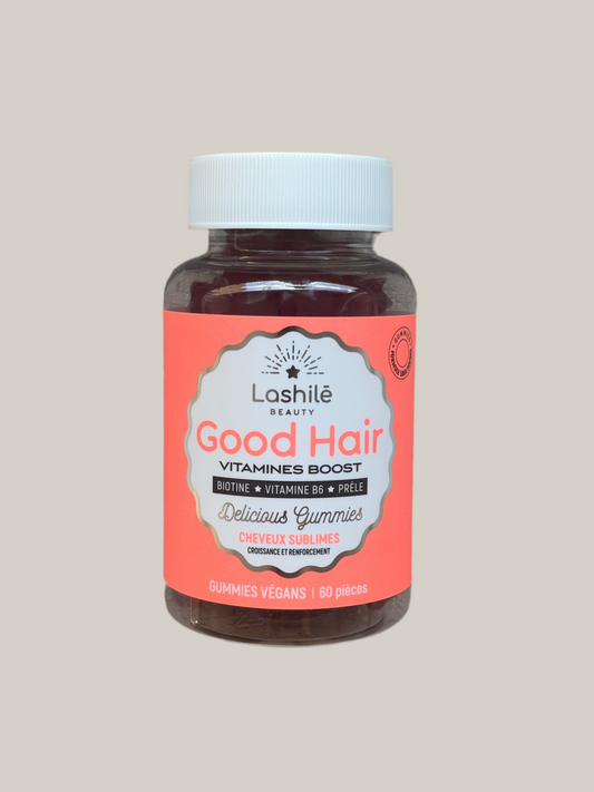 Good Hair Vitamines Boost – Gummies Cheveux sans sucres (60 unités)