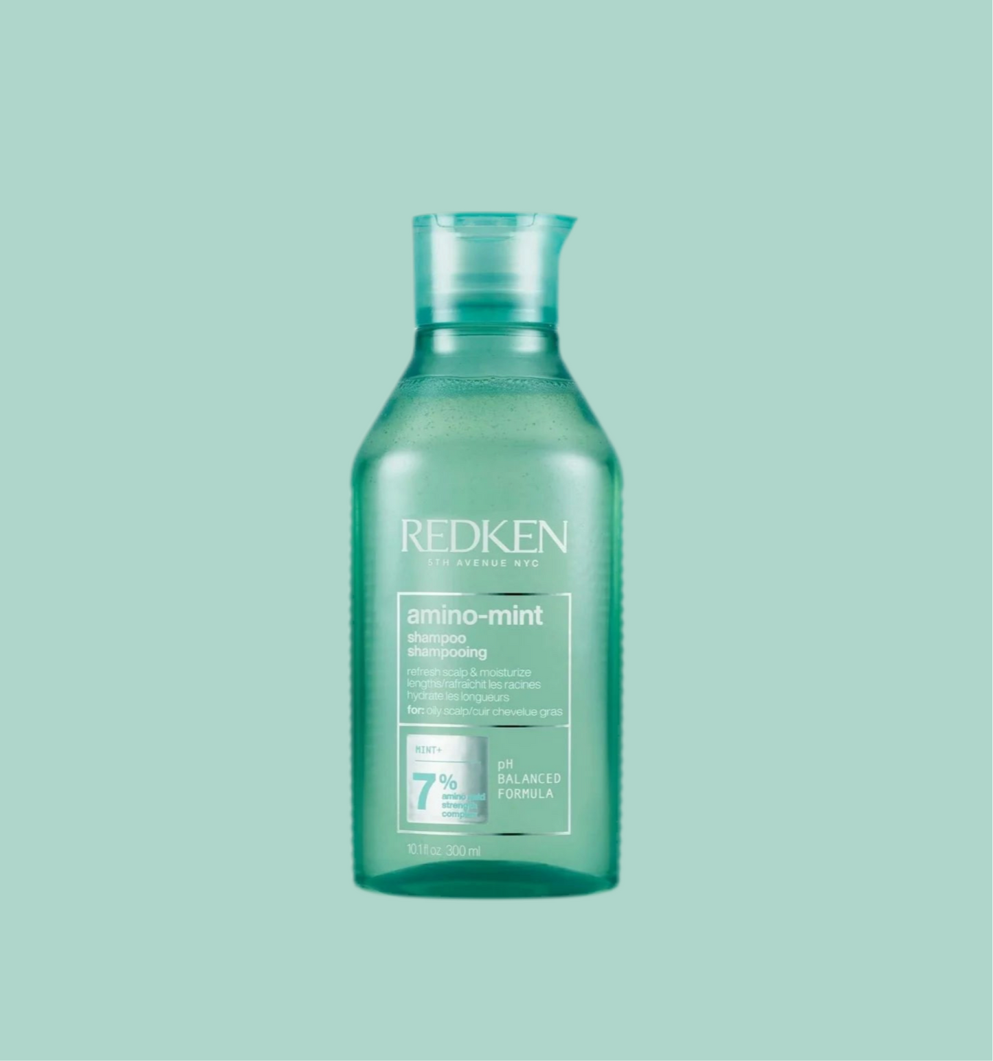 SHAMPOING RACINES GRASSES
POINTES SÈCHES AMINO MINT 300ML